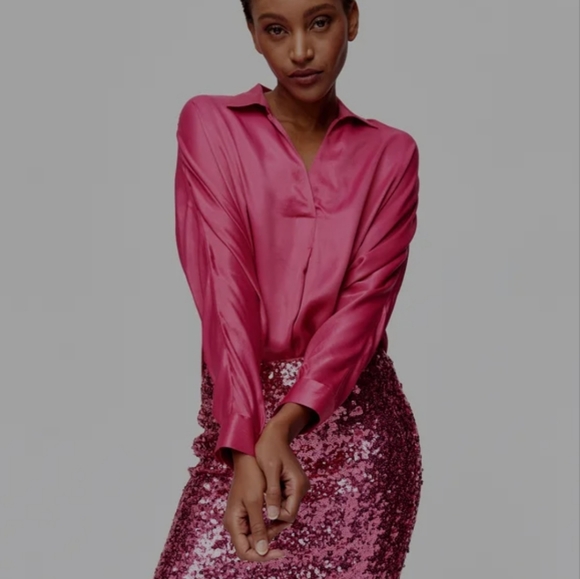 Promod Women's satin blouse - Picture 5 of 8